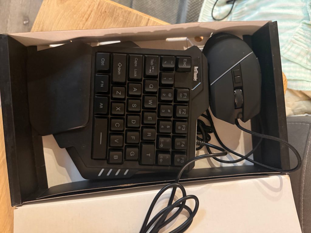 Red Dragon one handed keyboard and mouse