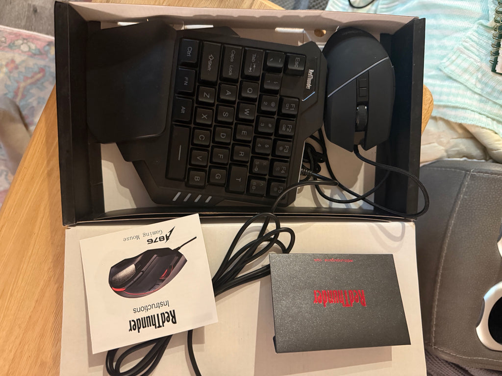 Red Dragon one handed keyboard and mouse