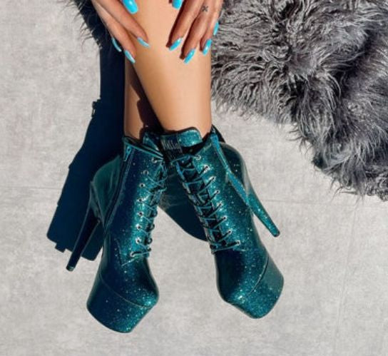 Teel Glitter Hella Heels Stilettos