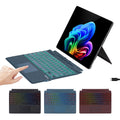 Aulaiiex Microfiber Leather Keyboard - Surface Pro