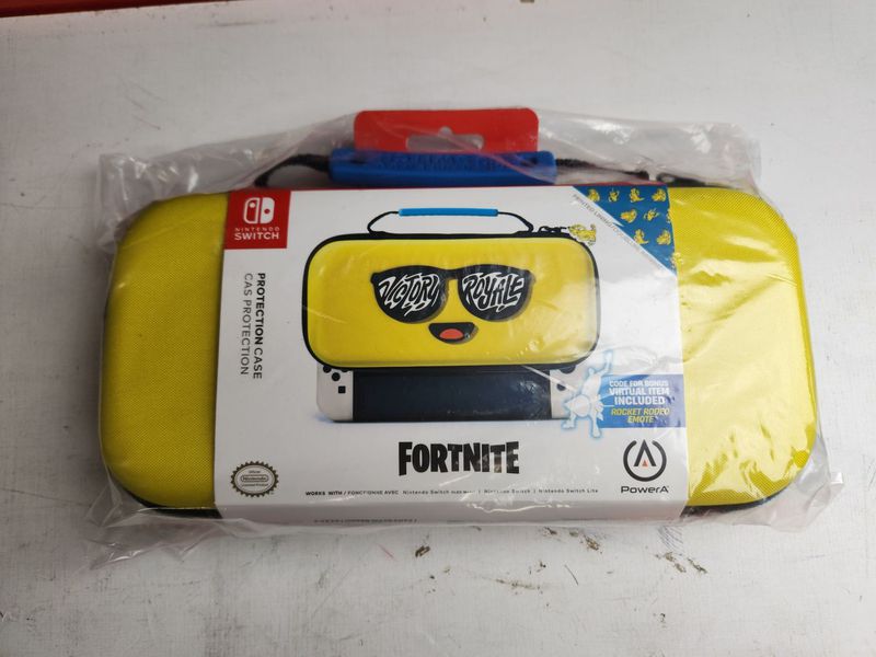 PowerA Fortnite Peely Pack Accessories for Nintendo Switch, Controller, Earbuds, and Case
